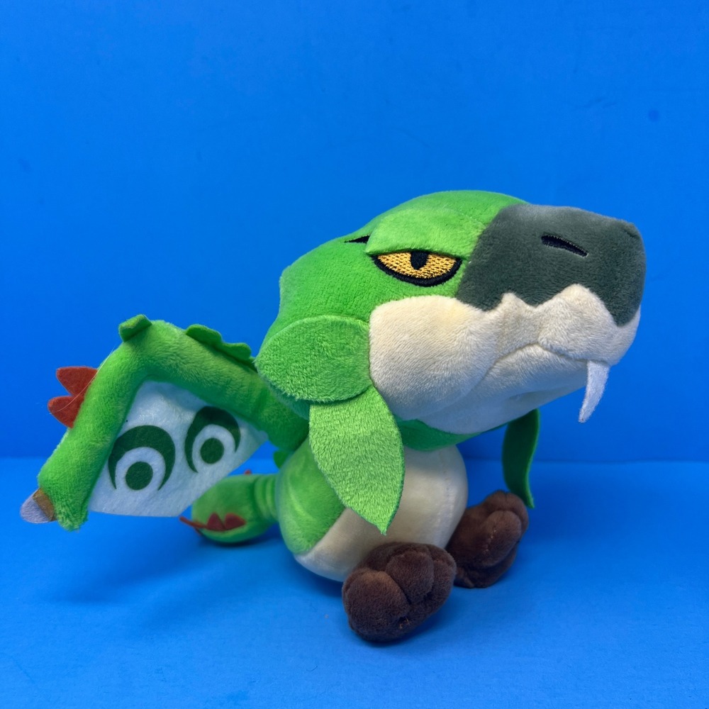 Capcom Monster Hunter Rathian Plush Small Green Dragon Wyvern Video Game Toy - Picture 9 of 16